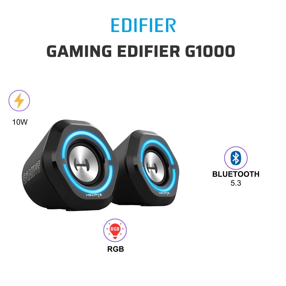 قائم آی تی اسپیکر گیمینگ رومیزی ادیفایر مدل Speaker Gaming USB Edifier G1000 RGB