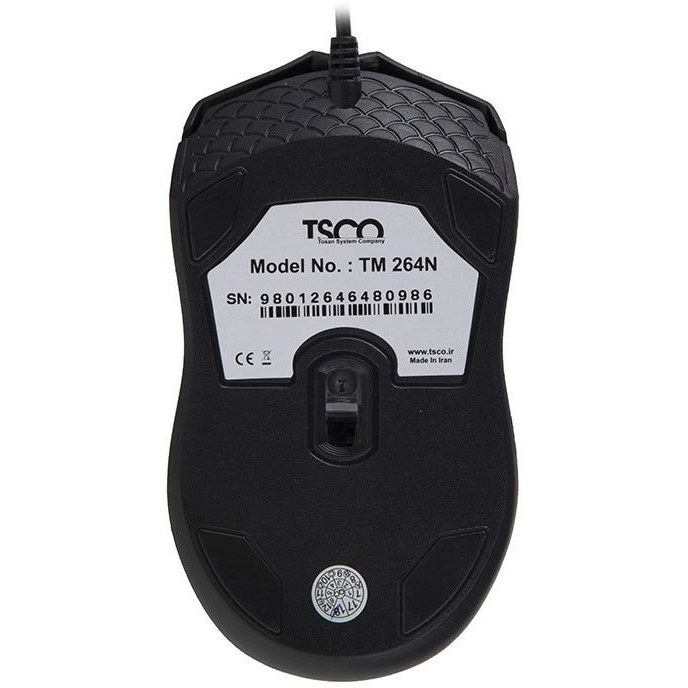 ماوس سیم دار تسکو مدل MOUSE TSCO TM-264 N