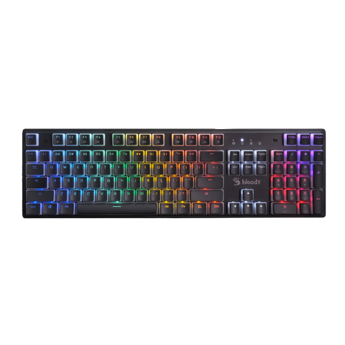 کیبورد گیمینگ مکانیکال ایفورتک سری بلادی مدل Mechanical RGB Gaming Keyboard A4tech Bloody S510R در قائم آی تی 