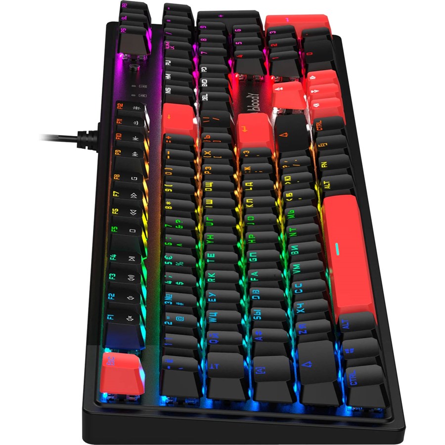 کیبورد گیمینگ مکانیکال ایفورتک سری بلادی مدل Mechanical RGB Gaming Keyboard A4tech Bloody S510R در قائم آی تی 