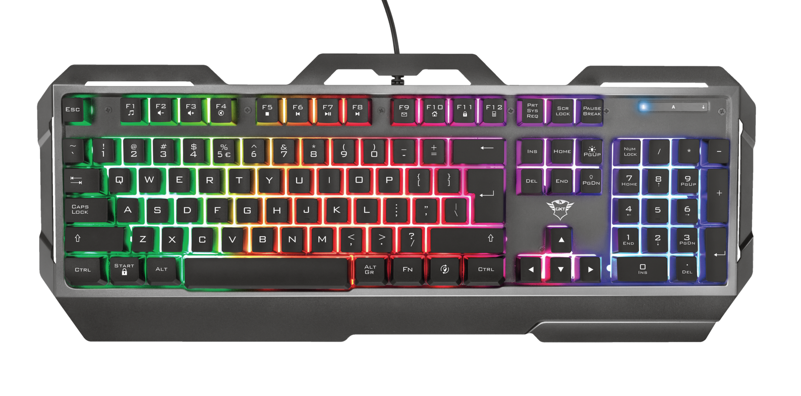 کیبورد گیمینگ تراست مدل Keyboard Gaming Trust  GXT-856 TORAC در قائم آی تی 