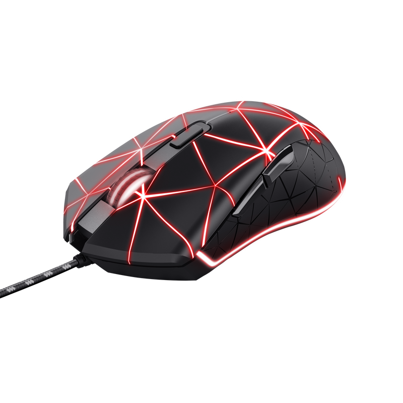 ماوس گیمینگ تراست طرح عنکبوتی مدل Mouse Gaming Trust GXT-133 LOCX در قائم آی تی 