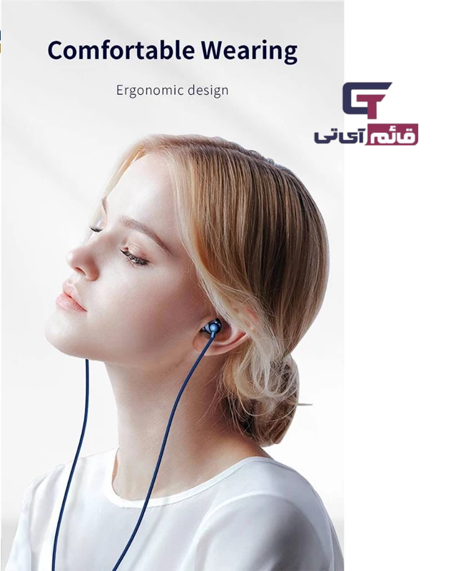 هندزفری سیمدار رسی مدل Handsfree Recci 3.5m REP-L35 در قائم آیتی