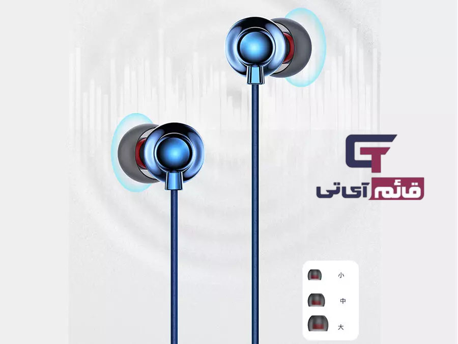 هندزفری سیمدار تایپ سی رسی مدل Handsfree Type-C Recci REP-L36 در قائم آیتی