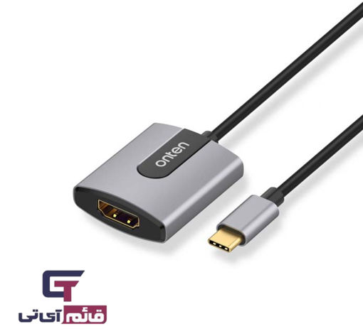 تبدیل انتقال تصویر اونتن مدل Onten USB-C to 4K HDMI Converter OTN-9587 S