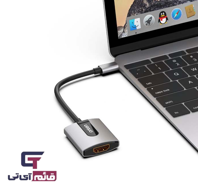 تبدیل انتقال تصویر اونتن مدل Onten USB-C to 4K HDMI Converter OTN-9587 S در قائم آیتی