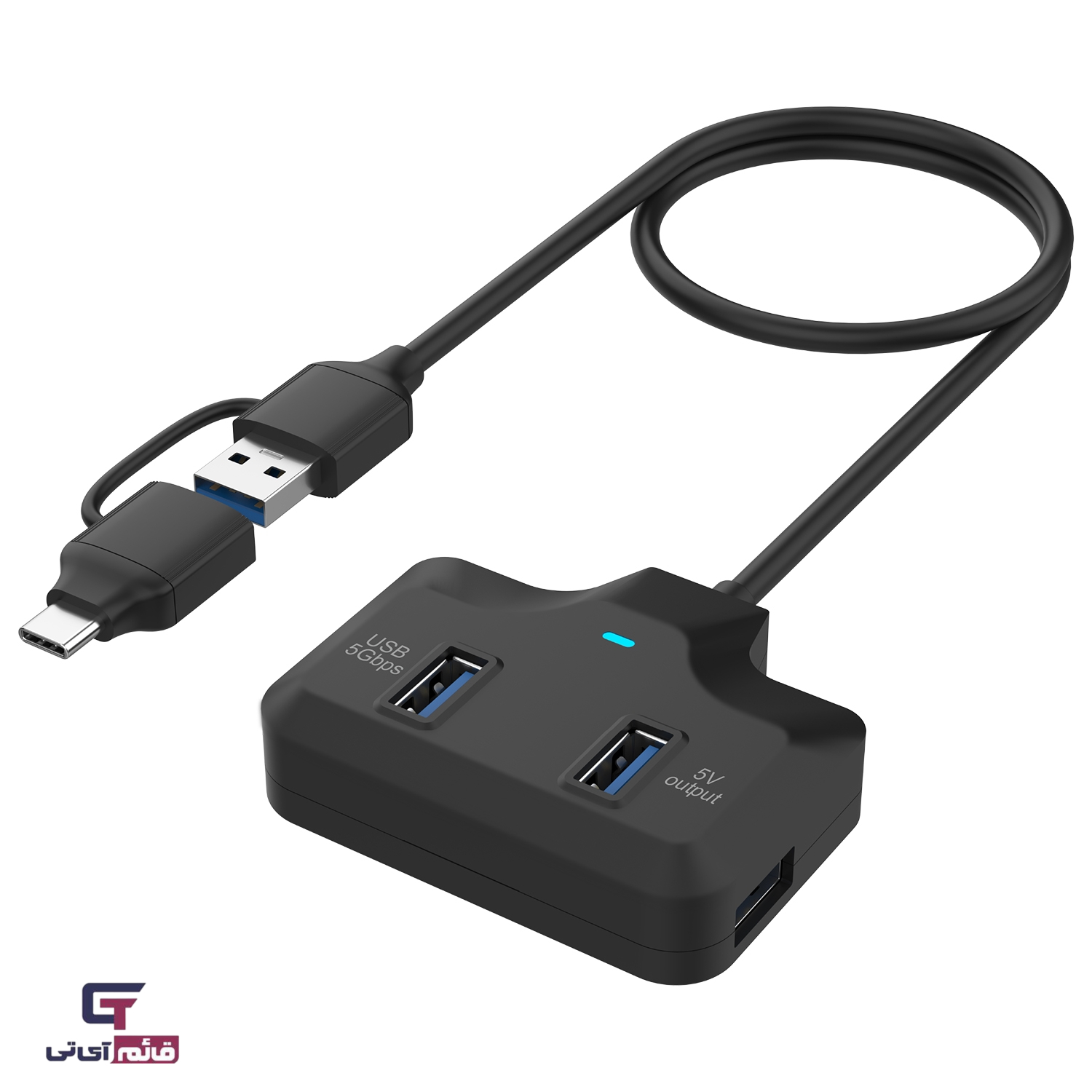 هاب چهار پورت اونتن مدل Hub Onten USB-C/USB3 To 4-Port OTN-UCA2310