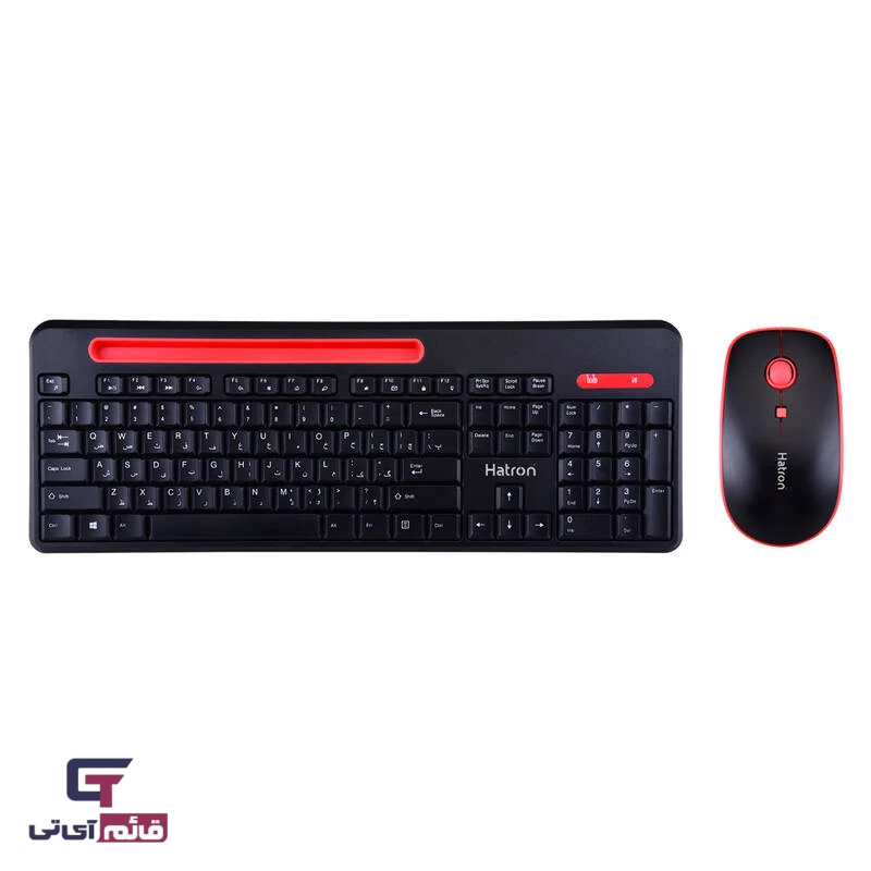 کیبورد و ماوس بیسیم هترون مدل Keyboard & Mouse Wireless Hatron HKCW-135 در قائم آیتی