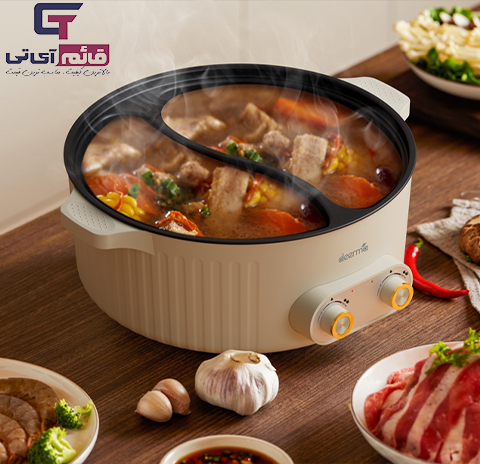 قابلمه برقی 6 لیتری شیائومی در قائم آی تی مدل Deerma Electric Hot Pot DG50W