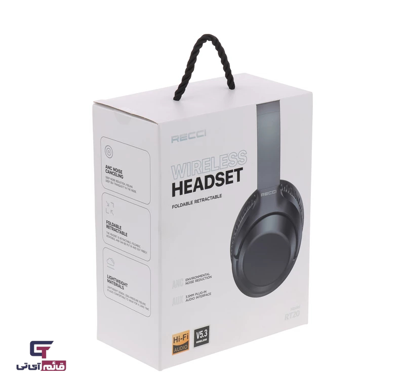 هدست بلوتوثی رسی مدل Headset Bluetooth Recci RT-20 در قائم آی تی