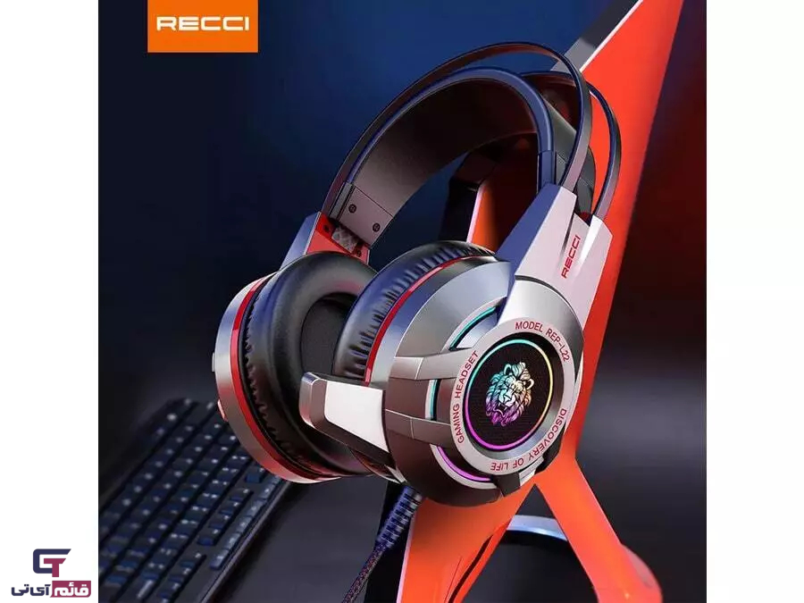 هدست گیمینگ سیم دار رسی مدHeadset Gaming Recci REP-L22 در قائم آی تی