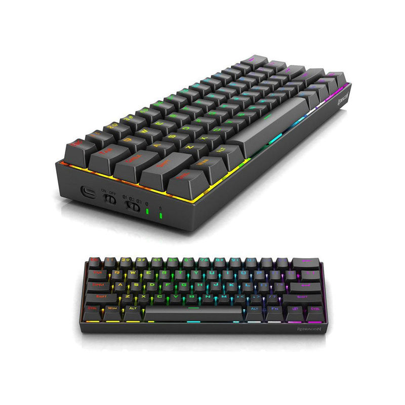 کیبورد سیم دار مخصوص بازی ردراگون مدل KEYBOARD GAMING REDRAGON DRACONIC K-530 در قائم آی تی