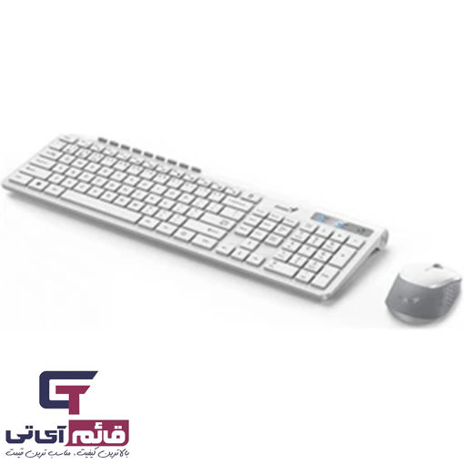 کیبورد و ماوس بیسیم جنیوس مدل Wireless Keyboard & Mouse Genius Slim Star 8230