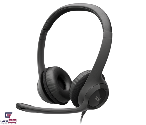 هدست سیمدار لاجیتک مدل Headset Wired Logitech USB H 390