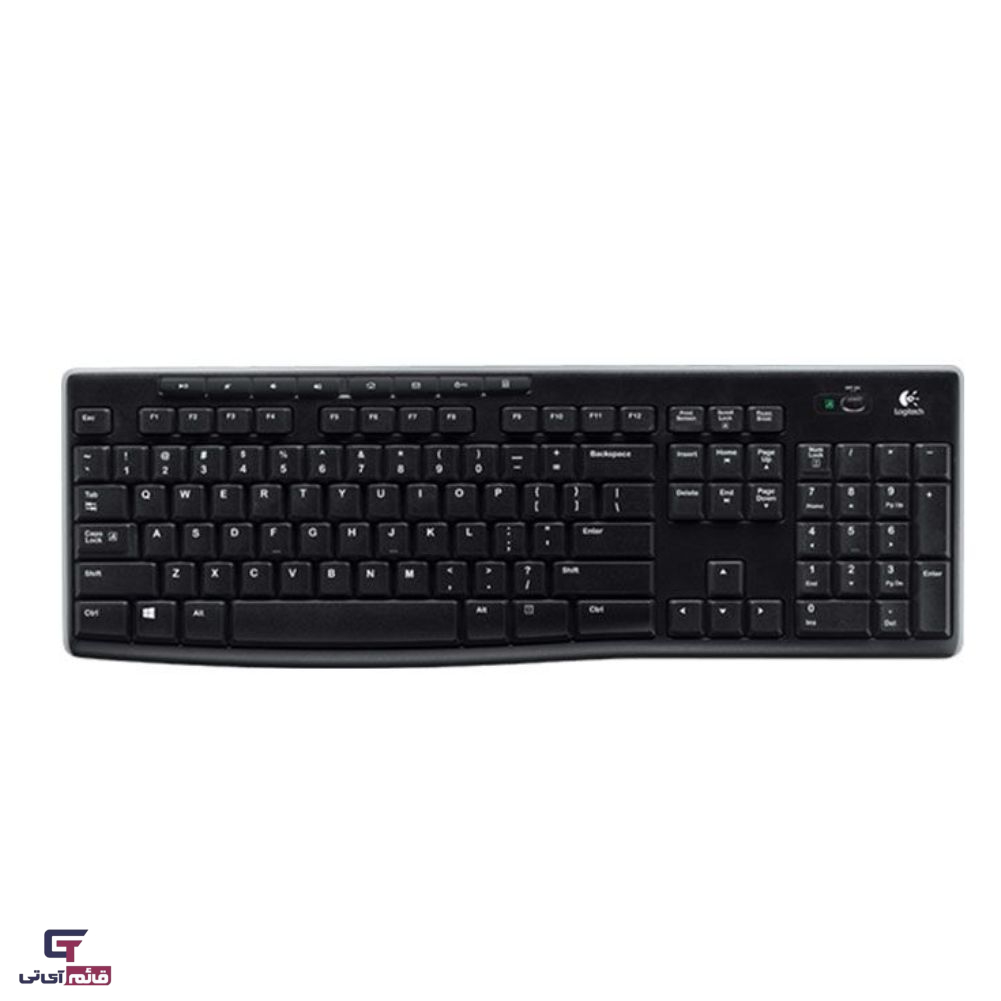 کیبورد بدون سیم لاجیتک مدل Wireless Keyboard Logitech K 270 در قائم آی تی