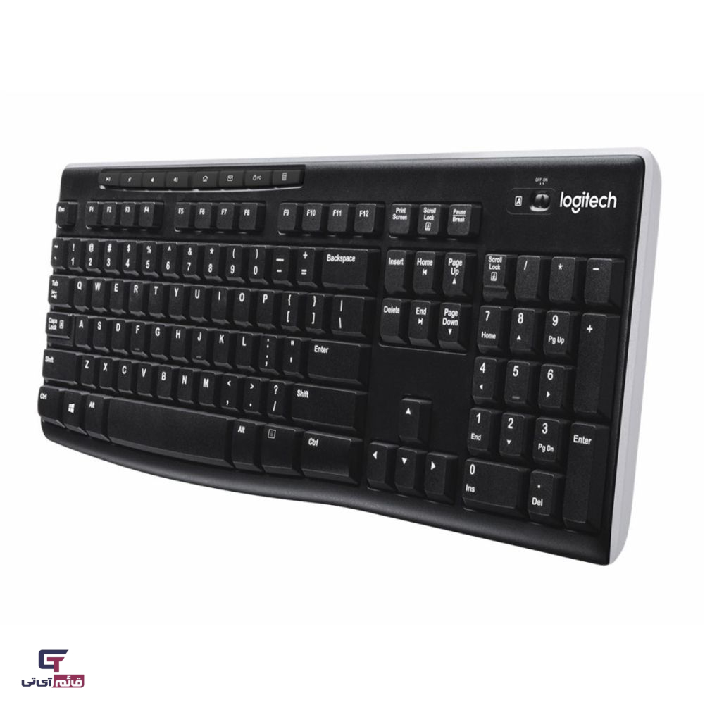 کیبورد بدون سیم لاجیتک مدل Wireless Keyboard Logitech K 270 در قائم آی تی