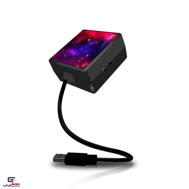 چراغ رنگی کهکشانی مخصوص سقف ماشین مدل Color Rotating Star Light C208 در قائم آی تی