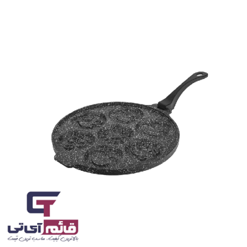 تابه پنکیک پز چدن (با دسته متحرک) cast iron pancake pan در قائم آی تی