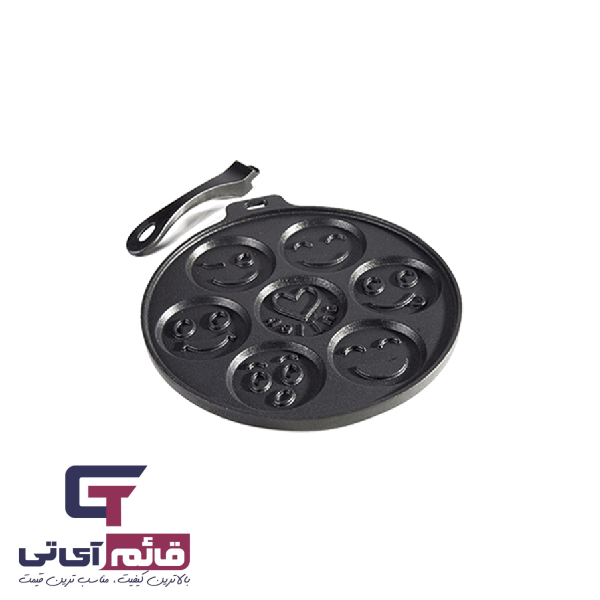 تابه پنکیک پز چدن (با دسته متحرک) cast iron pancake pan در قائم آی تی