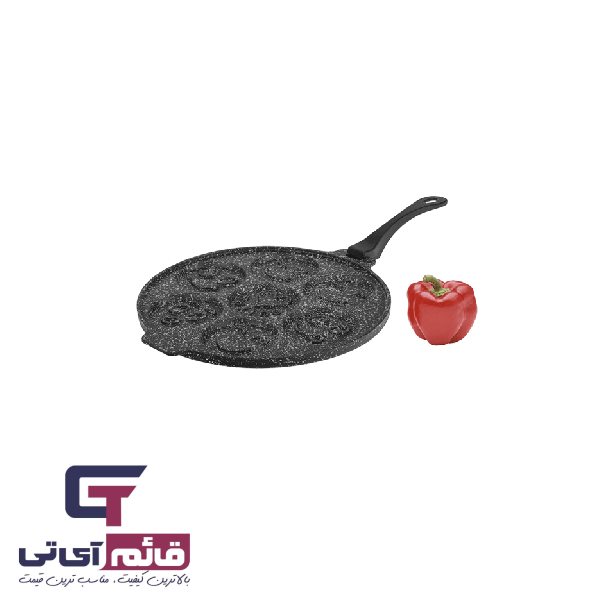 تابه پنکیک پز چدن (با دسته متحرک) cast iron pancake pan در قائم آی تی