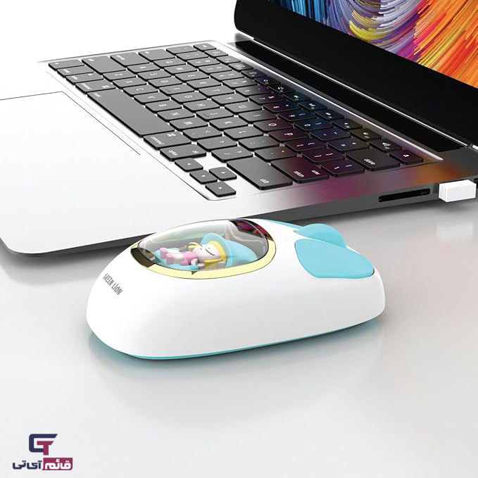 ماوس بدون سیم گرین لاین مدل موش Wireless Mouse Green Lion Moosh GNMSHMSEPK در قائم آی تی