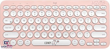 کیبورد بلوتوثی لاجیتک مدل KEYBOARD BLUETOOTH LOGITECH Line Friends K-380 در قائم آی تی