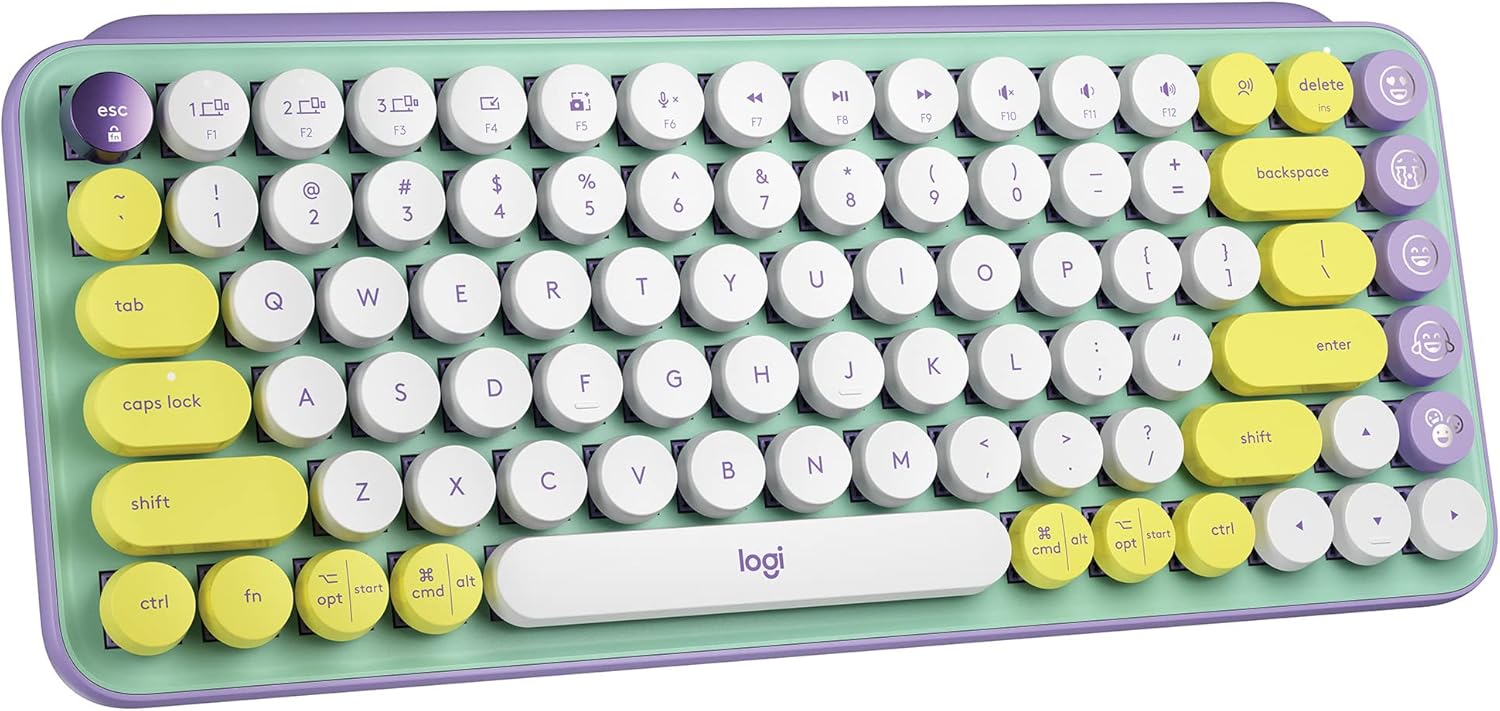 کیبورد بدون سیم لاجیتک مدل Wireless Keyboard Logitech Pop Keys در قائم آی تی