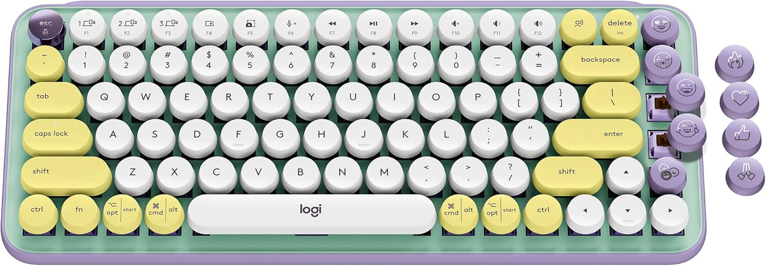 کیبورد بدون سیم لاجیتک مدل Wireless Keyboard Logitech Pop Keys در قائم آی تی