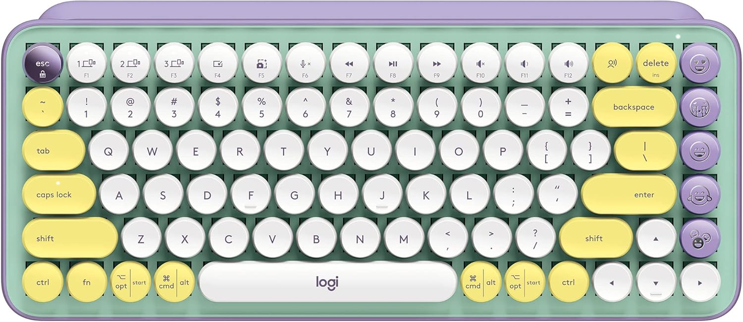 کیبورد بدون سیم لاجیتک مدل Wireless Keyboard Logitech Pop Keys در قائم آی تی