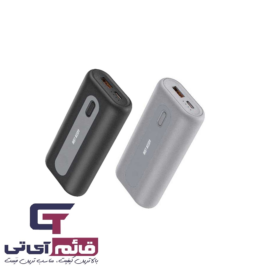 پاوربانک وایرلس گرین لاین مدل Wireless Power Bank 2 in 1 Green LIon 10000Ma 20W & 2.5W GN2N1OPB10KGY