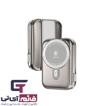 پاوربانک مگنتی گرین لاین مدل Magsafe Power Bank Green Lion Monaco Grip 10000Ma 15W در قائم آی تی