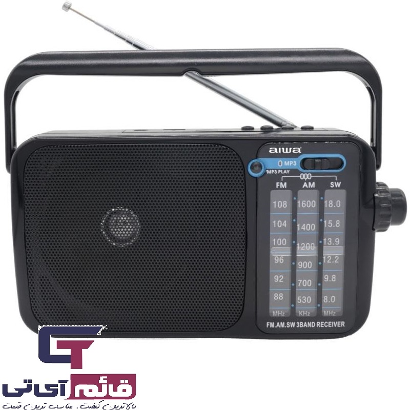 رادیو آیوا سه موج دستی و قابل حمل مدل Aiwa Am/FM/SW Radio with TF & USB  AF77 در قائم آی تی 