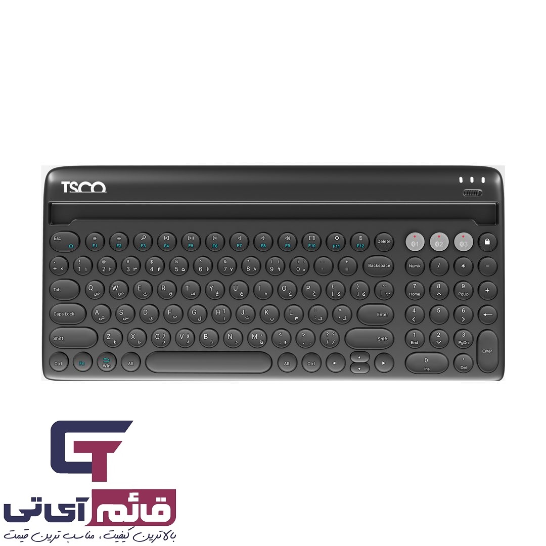 کیبورد بلوتوثی تسکو مدل Bluetooth Keyboard Tsco TK 7322 BT در قائم آی تی 