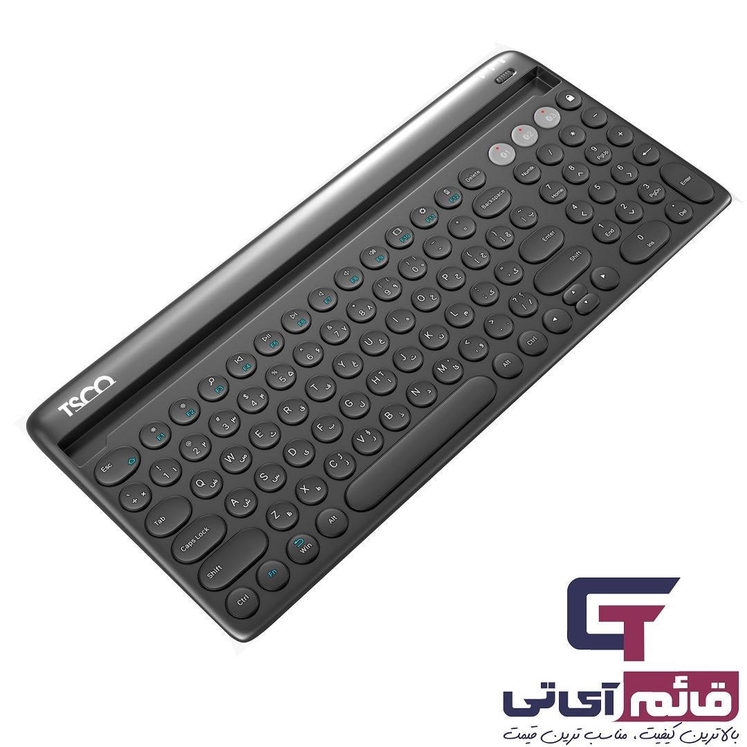 کیبورد بلوتوثی تسکو مدل Bluetooth Keyboard Tsco TK 7322 BT در قائم آی تی 