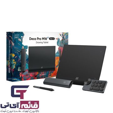 قلم نوری ایکس پی پن مدل Drawing Wireless Tablet XP-Pen Deco Pro Mw 2 Generation در قائم آی تی