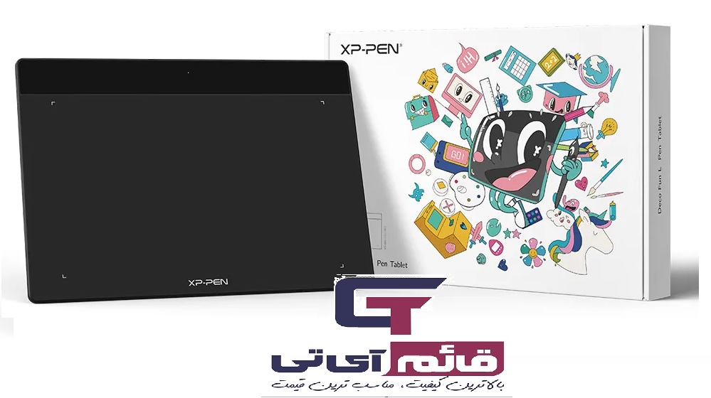 قلم طراحی نوری ایکس پی پن مدل XP PEN DECO FUN L (CT-1060) OPTICAL DRAWING TABLET در قائم آی تی 