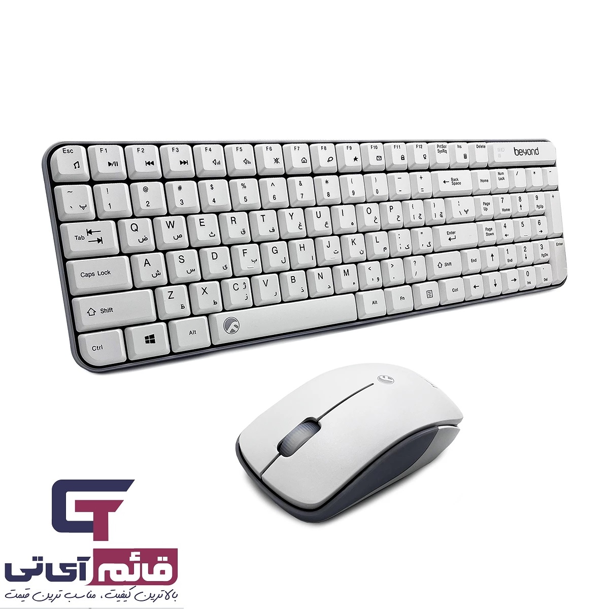 کیبورد و ماوس بی سیم بیاند مدل KEYBOARD MOUSE BEYOND BKM-2261