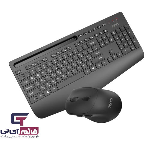 کیبورد و ماوس بی سیم تسکو مدل Wireless Keyboard & Mouse TSCO TKM 7025 W