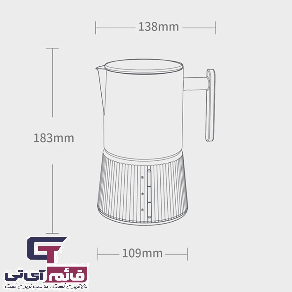 دستگاه فوم ساز شیر چند منظوره شیائومی مدل XIAOMI SCISHARE MILK FROTHER 550W  S3103 سفید در قائم آی تی