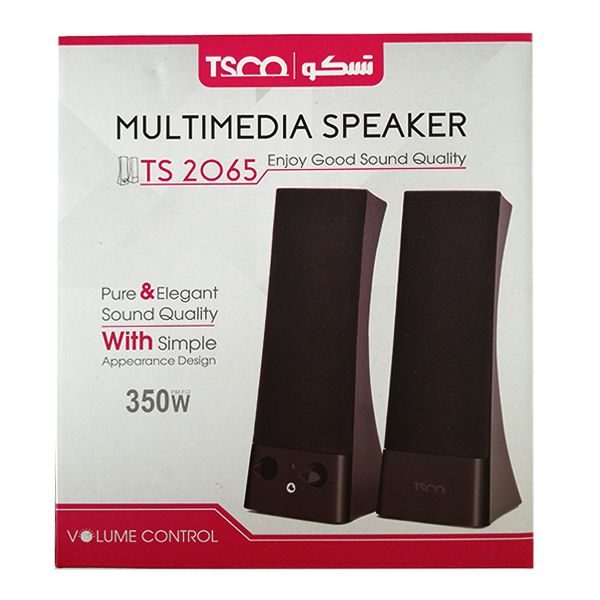 اسپیکر سیم دار تسکو مدل SPEAKER TSCO TS-2065 در قائم آی تی 