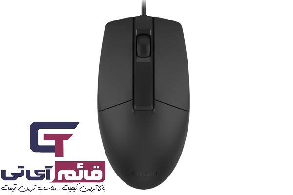 ماوس سیم دار بدون صدا ایفورتک مدل MOUSE A4TECH OP-330 S در قائم آی تی 