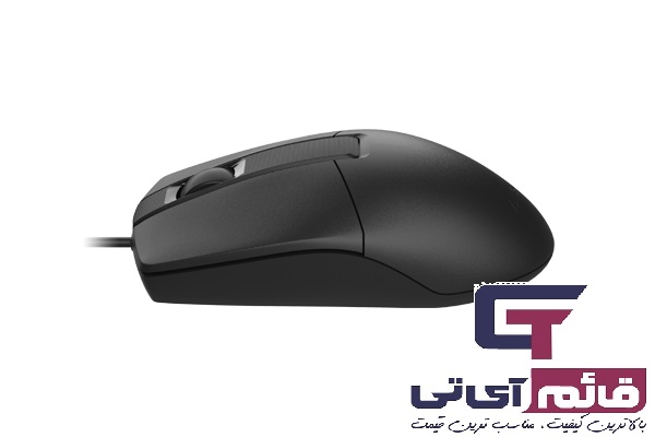 ماوس سیم دار بدون صدا ایفورتک مدل MOUSE A4TECH OP-330 S در قائم آی تی 