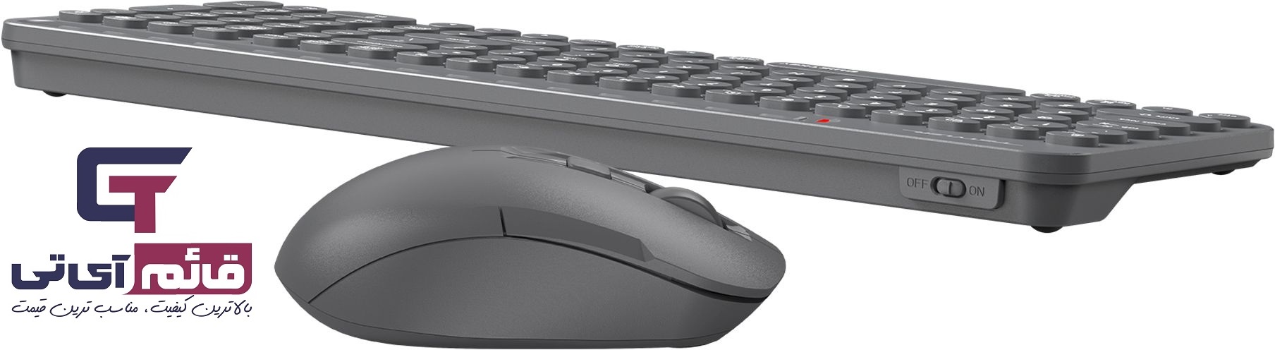 کیبورد و ماوس بیسیم ایفورتک مدل Wireless Keyboard & Mouse A4tech FG 3300 Air2 در قائم آی تی 