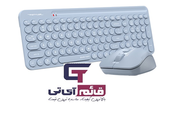 کیبورد و ماوس بیسیم ایفورتک مدل Wireless Keyboard & Mouse A4tech FG 3300 Air2 در قائم آی تی 