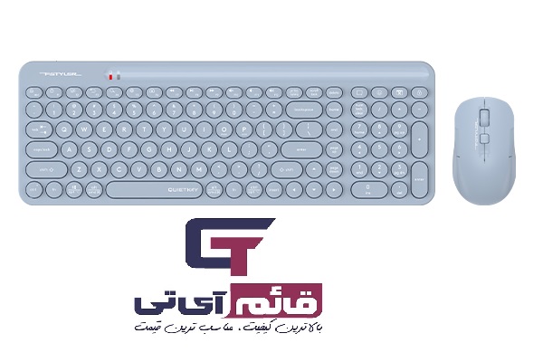 کیبورد و ماوس بیسیم ایفورتک مدل Wireless Keyboard & Mouse A4tech FG 3300 Air2 در قائم آی تی 