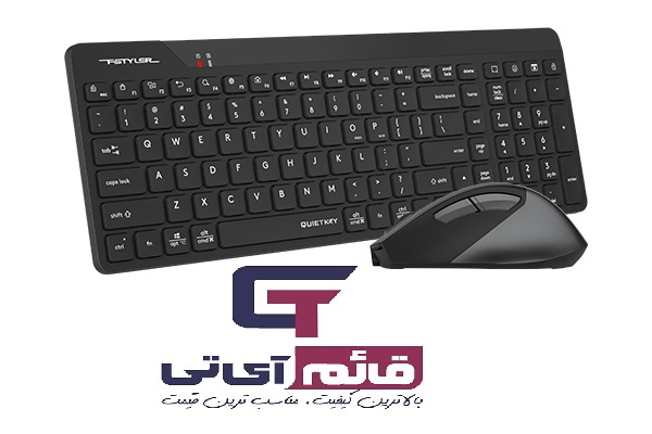 کیبورد و ماوس بیسیم ایفورتک مدل Wireless Keyboard & Mouse A4tech FG 2400 Air2 در قائم آی تی 