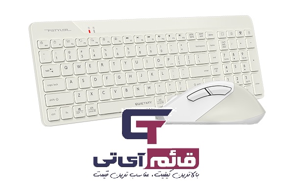 کیبورد و ماوس بیسیم ایفورتک مدل Wireless Keyboard & Mouse A4tech FG 2400 Air2 در قائم آی تی 