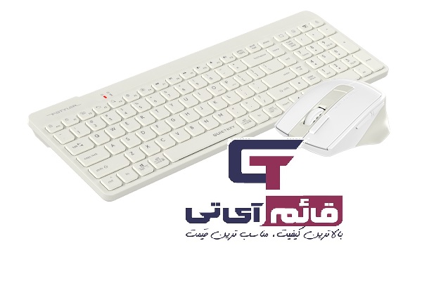 کیبورد و ماوس بیسیم ایفورتک مدل Wireless Keyboard & Mouse A4tech FG 2400 Air2 در قائم آی تی 