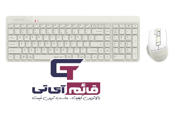 کیبورد و ماوس بیسیم ایفورتک مدل Wireless Keyboard & Mouse A4tech FG 2400 Air2 در قائم آی تی 