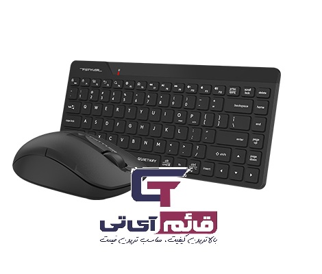 کیبورد و ماوس بیسیم دوحالته ای فورتک مدل Dual Mode Wireless Keyboard & Mouse A4tech FG2200 Air2 Mini در قائم آی تی